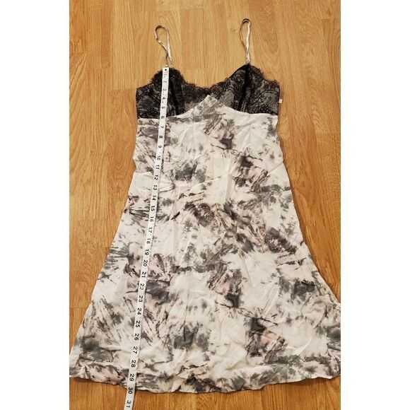 AllSaints Ives Tyde Lace Trim Silk Slip Dress size Small- NEW - Picture 9 of 12